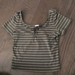 Adorable ripped crop top